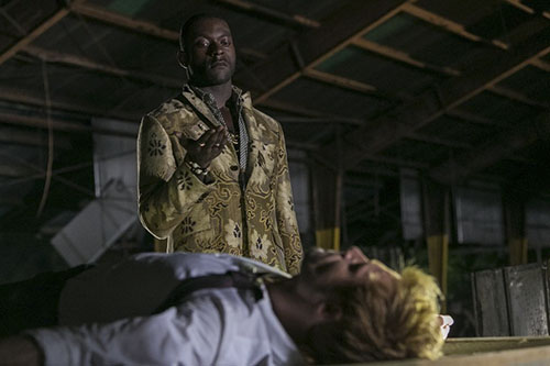 Michael James Shaw as Papa Midnite, Matt Ryan as John Constantine -- (Photo by: Tina Rowden/NBC)