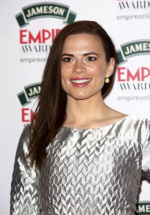 Hayley Atwell attends the Jameson Empire Awards 2014 (Photo by Tim P. Whitby/Getty Images for Jameson)