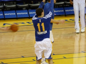 Klay Thompson is, umm, really, real good. (Photo taken by Matthew Addie)