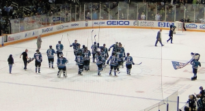 San Jose Sharks. (Photo taken by Ed Senter) 