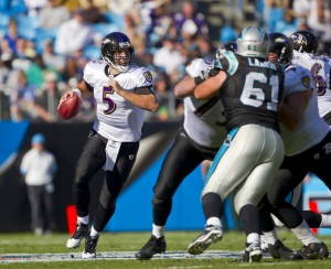 The Ravens and Panthers square-off in a battle on the field, as both teams deal with scrutiny off it. (Photo taken by actionsports)